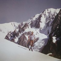 01 Il M.te Bianco dal Petit Mont Blanc 1978